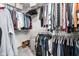 Spacious walk-in closet with ample storage and organized shelving at 6305 N Woodhaven Dr, McCordsville, IN 46055
