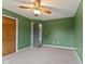 Bedroom with closet and door to en suite bath at 6518 Springview Dr, Avon, IN 46123