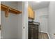 Laundry room featuring washer and dryer and cabinets at 6518 Springview Dr, Avon, IN 46123