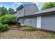 Wide backyard with patio area, privacy fence, and siding on the home at 7430 Railway Ct, Indianapolis, IN 46256