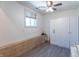 Bright room with vinyl floors and a long wooden bench at 7850 S Mooresville Rd, Indianapolis, IN 46113