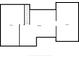 Attic floor plan displaying layout of rooms and attic space for potential storage or customization at 8371 N 400 W, Fairland, IN 46126