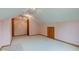 Bonus room with dormer window, carpeting, with multiple storage doors at 8371 N 400 W, Fairland, IN 46126
