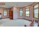 Large main bedroom with three windows and closet at 8371 N 400 W, Fairland, IN 46126