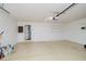 Spacious two-car garage with ample storage space, featuring an automatic door opener for added convenience at 9363 Hadway Dr, Indianapolis, IN 46256