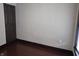 Neutral bedroom with door to adjoining room at 1033 Cottage Ave, Columbus, IN 47201