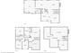 Floor plan of a home with dimensions for each room at 10410 Trillium Ct, Noblesville, IN 46060