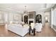 Bright living room with fireplace, built-in shelving, and stylish modern furnishings at 12594 Pasco St, Fishers, IN 46038