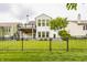 A spacious backyard and a large deck make this home perfect for outdoor entertainment at 13091 Duval Dr, Fishers, IN 46037