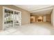 Walk-out basement featuring carpeted floors and a sliding door to the patio at 13091 Duval Dr, Fishers, IN 46037