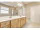Bathroom with double sink vanity and shower at 13091 Duval Dr, Fishers, IN 46037