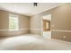 Bedroom featuring carpeted floors, neutral walls, and a bright window at 13091 Duval Dr, Fishers, IN 46037
