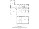Detailed floor plan showcasing the layout of the kitchen, living room, bedrooms, and garage at 1506 Bowman Dr, Greenfield, IN 46140