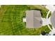Aerial view of home showing large green backyard, and patio area perfect for relaxing at , Westfield, IN 46074
