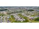 Aerial view of a new residential neighborhood with tree-lined streets, ponds and community pool at , Westfield, IN 46074