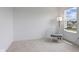 Bright bedroom with large window, a chair and lamp at , Westfield, IN 46074