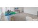 A spacious game room features a building-block table and comfy bean bag seating at , Westfield, IN 46074