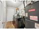 Modest laundry room featuring new appliances, a white door, and ample space at 2640 S Silcox Rd, Paragon, IN 46166