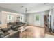 Cozy living room boasts a ceiling fan, comfortable furniture, and an open layout at 2640 S Silcox Rd, Paragon, IN 46166