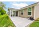 Backyard featuring a sunroom and patio at 2747 Stonebridge Dr, Lebanon, IN 46052