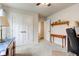 Cozy bedroom with neutral tones, large closet, and classic furnishings at 2747 Stonebridge Dr, Lebanon, IN 46052