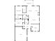 Detailed floor plan showcasing the layout of the home at 2747 Stonebridge Dr, Lebanon, IN 46052