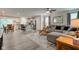 Spacious open-concept living area featuring modern floors and natural light at 2747 Stonebridge Dr, Lebanon, IN 46052