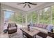 Relaxing sunroom with ample seating and natural light at 2747 Stonebridge Dr, Lebanon, IN 46052