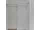 White closet features shelving for plenty of storage at 2945 N Denny St, Indianapolis, IN 46218
