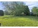 Fenced backyard and mature trees at 3141 Citadel Ct, Indianapolis, IN 46268