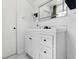 Modern bathroom featuring vanity with drawers and a neutral color scheme at 3141 Citadel Ct, Indianapolis, IN 46268