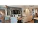 Comfortable living room featuring a rustic entertainment center and cozy seating at 4232 Parliament Way, Avon, IN 46123