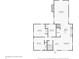 Detailed floorplan showcasing the layout, dimensions, and features of the home's first floor at 4747 Wellington Ave, Lawrence, IN 46226