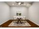 Dining room with a round table on a decorative rug at 478 Firefly Ln, Carmel, IN 46032