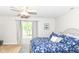 Cozy bedroom with large window offers plenty of natural light at 5651 Pine Knoll Blvd, Noblesville, IN 46062