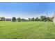 Expansive backyard with well-kept lawn and trees, perfect for outdoor activities at 7456 Jack Pine Ct, Avon, IN 46123