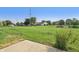 A spacious backyard featuring a lush green lawn, mature trees, and a picturesque pond for relaxing outdoors at 7456 Jack Pine Ct, Avon, IN 46123