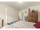 Comfortable bedroom featuring natural light, a spacious closet, and decorative furnishings at 7603 Merrick Dr, Brownsburg, IN 46112