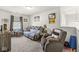 Cozy upstairs loft, perfect for a relaxing sitting area or playroom at 7603 Merrick Dr, Brownsburg, IN 46112