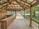 Outdoor wooden bar and deck, great for entertaining guests and Gathering at 812 Timber Creek Dr, Indianapolis, IN 46239
