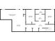 First floor plan showing the recreation room, kitchen, bedrooms, and bathrooms at 815 Copperfield Ln, Danville, IN 46122