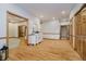 Spacious living room features hardwood floors, white trim, and ample natural light at 815 Copperfield Ln, Danville, IN 46122