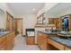 Bright main bathroom features dual vanities, a soaking tub, and generous storage at 815 Copperfield Ln, Danville, IN 46122