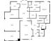 Floor plan displaying the primary suite, kitchen, living areas, and attached garage at 815 Copperfield Ln, Danville, IN 46122