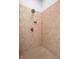 Tiled shower with modern fixtures and neutral-colored tiles, adding to its aesthetic at 9399 Irishmans Run Ln, Zionsville, IN 46077