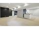 Finished basement leading to a wet bar and pool table at 9703 Fortune Dr, Fishers, IN 46037
