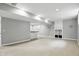 Finished basement featuring a wet bar and built in shelving at 9703 Fortune Dr, Fishers, IN 46037