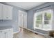 Cozy breakfast nook featuring a large window and built in cabinetry at 9703 Fortune Dr, Fishers, IN 46037