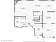 First floor layout featuring living room, dining areas, kitchen, office, and laundry room at 10402 Shakamak Way, Indianapolis, IN 46239