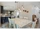 This spacious eat in kitchen features an eat in island, and an open floor plan at 10402 Shakamak Way, Indianapolis, IN 46239